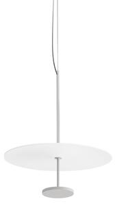 Linea Light Lampă suspendată LED Stilo_P, albă, Ø 35 cm, IP40, reglabil, Alb, Camera de zi / sufragerie, Aluminiu, Modern