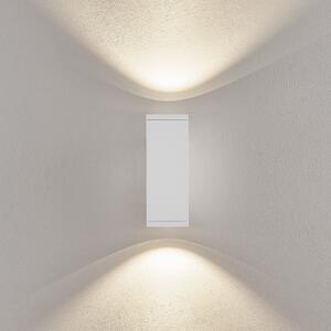 Deko-Light Lampă LED pentru exterior ShoreLine Pro Square up/down, albă, reglabil, Alb, Aluminiu, Modern