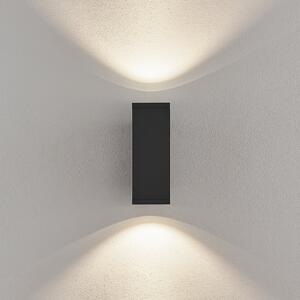Deko-Light Lampă LED pentru exterior ShoreLine Pro Square up/down, gri închis, reglabil, Negru, Aluminiu, Modern