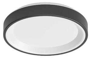 Linea Light Aplică LED Iside, negru, metal, Ø 35 cm, IP40, reglabil, Negru, Camera de zi / sufragerie, Metal, Modern