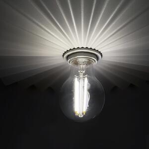 Linea Light Lampă suspendată Doge_P, albă, metal, Ø 39 cm, E27, reglabil, Alb, Camera de zi / sufragerie, Aluminiu, Modern