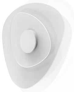 Linea Light Aplică LED Joint_W, ovală, 58 cm, albă, metal, reglabil, Alb, Camera de zi / sufragerie, Metal, Modern
