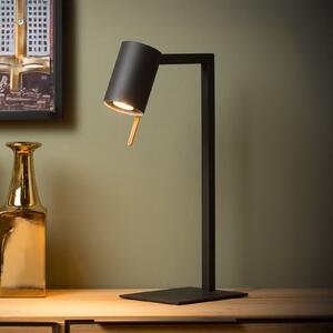 Lucide Lampă de birou Lesley, negru, înălțime 50 cm, metal, Negru, Studiu / Birou, Metal, Modern