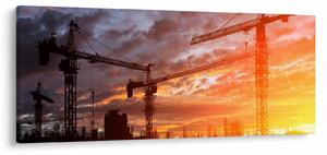 Tablou - Șantier de construcții (120x50 cm)