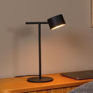 Lucide Lampa de masă cu LED Gian, negru, înălțime 40 cm, metal, reglabil, Negru, Camera de zi / sufragerie, Metal, Modern