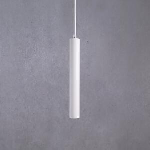Deko-Light Lampă suspendată LED Slim, albă, aluminiu, 2.700 K, reglabil, Alb, Camera de zi / sufragerie, Aluminiu, Modern