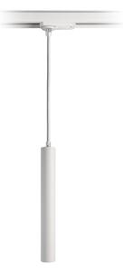 Deko-Light LED suspendat Slim, șină monofazată, alb, aluminiu, 5 W, 2.700 K, reglabil, Alb, Camera de zi / sufragerie, Aluminiu, Modern