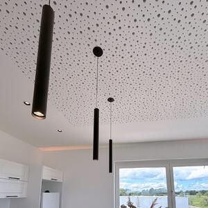 Deko-Light Lampă suspendată LED Slim, negru, aluminiu, 2.700 K, reglabil, Negru, Camera de zi / sufragerie, Aluminiu, Modern