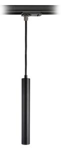 Deko-Light LED suspendat Slim, șină monofazată, negru, aluminiu, 5 W, 2.700 K, reglabil, Negru, Camera de zi / sufragerie, Aluminiu, Modern