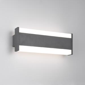 Trio Lighting Lampă LED pentru exterior DAWSON, 30 cm, antracit IP54 CCT sus/jos, Negru, Aluminiu, Modern, Perete unghiular
