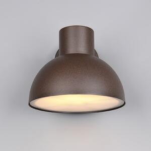 Trio Lighting Lampă de exterior ELBE, culoare ruginie, Ø 20 cm, metal, IP44, reglabil, Maro / Rugină, Aluminiu, Perete rotund
