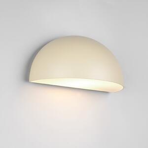 Trio Lighting Lampă de exterior MAAS, crem, lățime 27 cm, metal, IP44, reglabil, Bej, Aluminiu, Soclu de perete jos