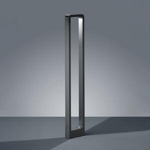 Trio Lighting Bornă luminoasă LED RENO, antracit, înălțime 100 cm, metal, IP54, Negru, Aluminiu, Modern