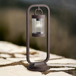 Trio Lighting Bornă luminoasă SAMBESI, culoare ruginie, înălțime 60 cm, metal, IP44, reglabil, Maro / Rugină, Aluminiu, Modern