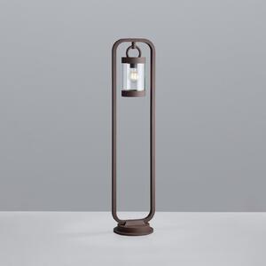 Trio Lighting Bornă luminoasă SAMBESI, culoare ruginie, înălțime 100 cm, metal, IP44, reglabil, Maro / Rugină, Aluminiu, Modern