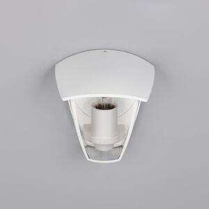 Trio Lighting Lampă de exterior VENTA, albă, soclu în partea superioară, înălțime 24 cm, IP44, reglabil, Alb, Aluminiu, Felinar