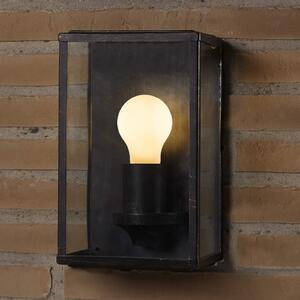 SEGULA Lampă de perete exterior Classic, oțel inoxidabil, negru, E27, reglabil, Negru, Oțel inoxidabil