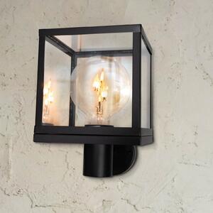SEGULA Segula Lampă de exterior Modernă, oțel inoxidabil, sticlă, negru, E27, reglabil, Negru, Oțel inoxidabil, Perete unghiular