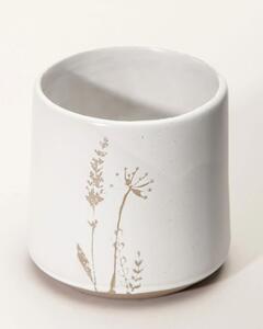 Ghiveci decorativ Botanic White I 12x12x12 cm