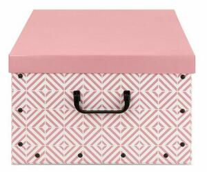 Compactor Cutie de depozitare pliabilă Nordic, 50 x 40 x 25 cm, roz