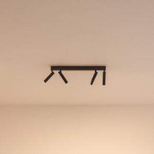 Wever & Ducré Lighting WEVER DUCRÉ Spot LED pentru tavan Match 4.0 negru 2.700 K, reglabil, Negru, Camera de zi / sufragerie, Aluminiu, Modern