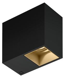 Wever & Ducré Lighting WEVER DUCRÉ Spot LED Plano 1.0 negru/bej 927 dimabil, reglabil, Negru, Camera de zi / sufragerie, Aluminiu, Modern