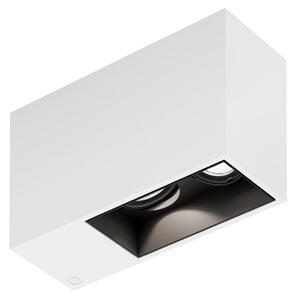 Wever & Ducré Lighting WEVER DUCRÉ LED Downlight Plano 2.0 alb/negru dimabil, reglabil, Alb, Camera de zi / sufragerie, Aluminiu, Modern, Plafon cu flacără multiplă