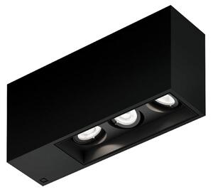 Wever & Ducré Lighting WEVER DUCRÉ LED Downlight Plano petit 3.0 negru 927 dimabil, reglabil, Negru, Hol, Aluminiu, Modern