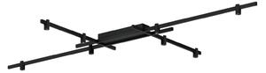 Wever & Ducré Lighting WEVER DUCRÉ Plafonieră LED pentru tavan Trace Grid 1.0 negru 927, reglabil, Negru, Camera de zi / sufragerie, Aluminiu, Modern