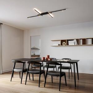 Wever & Ducré Lighting WEVER DUCRÉ bec LED Trace Grid 2.0 negru/bej 927, reglabil, Negru, Camera de zi / sufragerie, Aluminiu, Modern