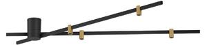 Wever & Ducré Lighting WEVER DUCRÉ bec LED Trace Spin 1.0 negru/bej 927, reglabil, Negru, Camera de zi / sufragerie, Aluminiu, Modern