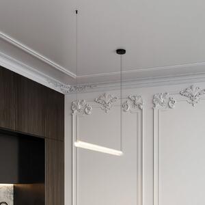Wever & Ducré Lighting WEVER DUCRÉ Lampă suspendată LED Finelle 1.0 bej 2700K dimabil, reglabil, Bej, Camera de zi / sufragerie, Sticlă, Modern