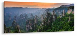 Tablou - Parcul forestier național Zhangjiajie (120x50 cm)