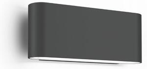 Wever & Ducré Lighting WEVER DUCRÉ Lampă LED pentru exterior Kiosk 1.0 antracit 2700 K, reglabil, Gri, Aluminiu, Perete unghiular