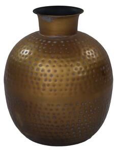 HSM Collection Vază mică „Padua”, auriu și gri, 30x35 cm AL-30112