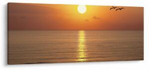 Tablou - Apus de soare peste ocean (120x50 cm)