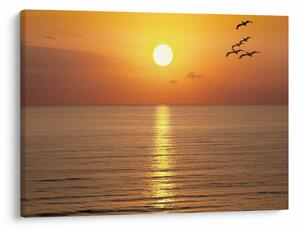 Tablou - Apus de soare peste ocean (70x50 cm)