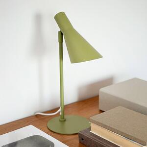 Dyberg Larsen Lampa de masă DL12 Mini, verde, E14, metal, Verde, Camera de zi / sufragerie, Metal, Scandinavă