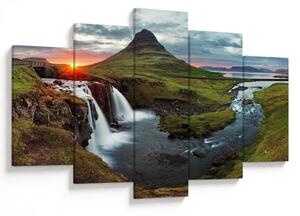 Tablou - Kirkjufell la apus (150x105 cm)
