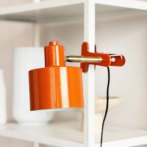 Dyberg Larsen Lampa cu clemă Ocean, portocaliu, E14, metal, Portocaliu, dormitor, Metal, Scandinavă