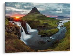 Tablou - Kirkjufell la apus (70x50 cm)