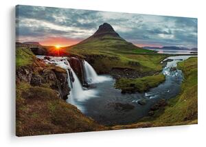 Tablou - Kirkjufell la apus (90x60 cm)