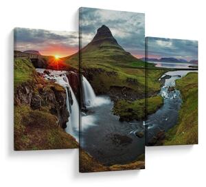 Tablou - Kirkjufell la apus (90x60 cm)