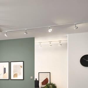 Paulmann URail Spot LED Circle dimabil 3.000K alb semnal, reglabil, Alb, Camera de zi / sufragerie, Metal, Modern