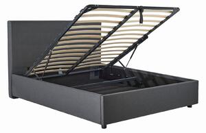 Dormeo Dolce Pro Pat cu Lada de Depozitare Pure Gri
