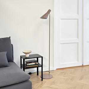 Dyberg Larsen Lampadar DL12, bej/alamă, 139 cm, metal, Bej, Camera de zi / sufragerie, Metal, Scandinavă