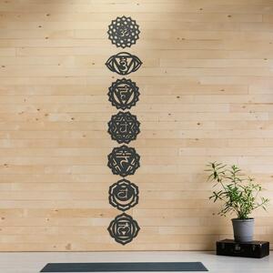 DUBLEZ | Simboluri 3D din lemn pentru perete - Chakre