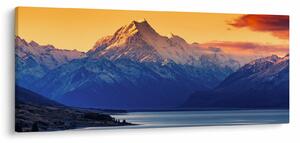Tablou - Lacul Pukaki (120x50 cm)