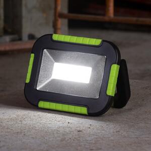 FH Lighting Proiector exterior cu baterie LED 850946, negru/verde, lungime 16 cm, reglabil, Negru, Plastic, Modern