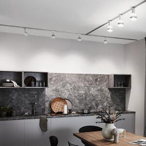 Paulmann URail Spot LED Pane, alb semnal, 3000K, dimabil, reglabil, Alb, Camera de zi / sufragerie, Metal, Modern